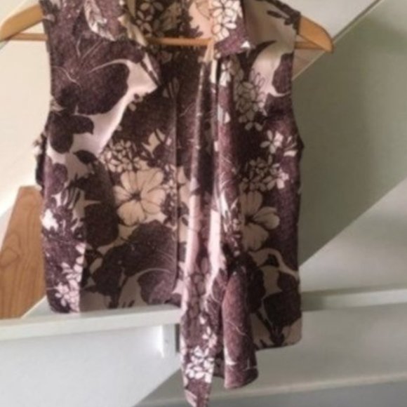 SOLD! RARE Miu Miu Hawaiian Print Floral Blouse - Picture 5 of 5